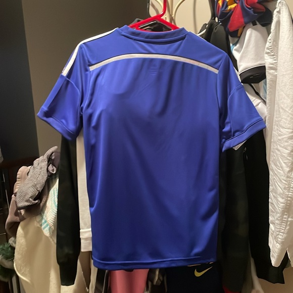 AUTHENTIC BOYS CHELSEA ADIDAS HOME JERSEY BRAND NEW NEVER WORN - Picture 4 of 6